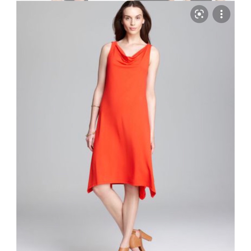 Eileen Fisher drape front dress